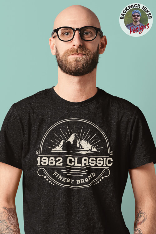 Birth year t-shirt - 1982 BC Classic finest brand