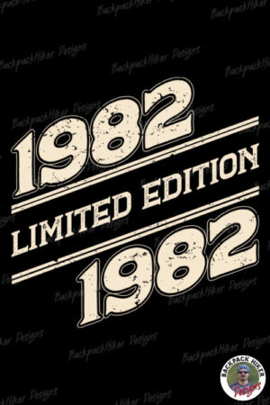 Birth year t-shirt - 1982 BC Limited edition