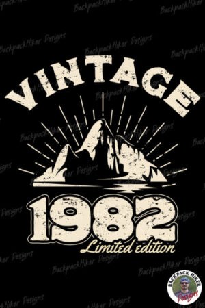 Birth year t-shirt - 1982 BC Vintage limited edition