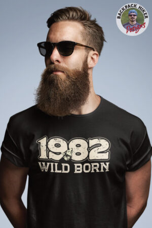 Birth year t-shirt - 1982 BC Wild born