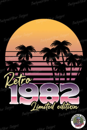 Birth year t-shirt - 1982 SW retro limited edition