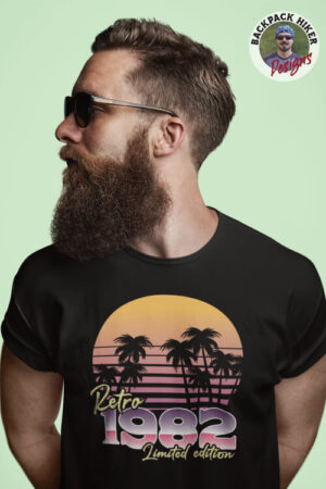 Birth year t-shirt - 1982 SW retro limited edition
