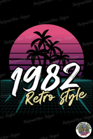 Birth year t-shirt - 1982 SW retro style