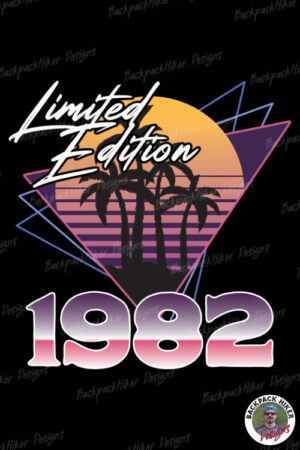 Birth year t-shirt - 1982 SW triangles limited edition