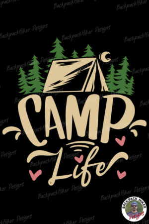 Cool camping t-shirt - Camp life