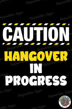 Tricou petrecerea burlacitelor - Caution - hangover in progress