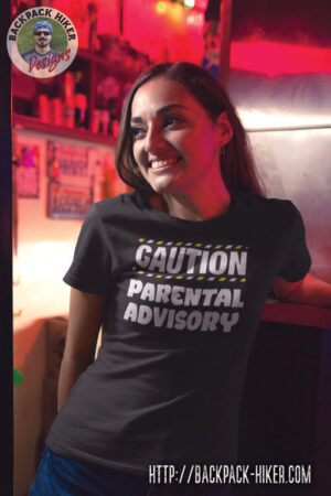 Tricou petrecerea burlacitelor - Caution - parental advisory