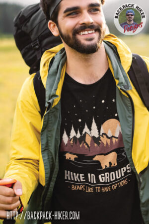 Cool hiking t-shirt - Hike in groups