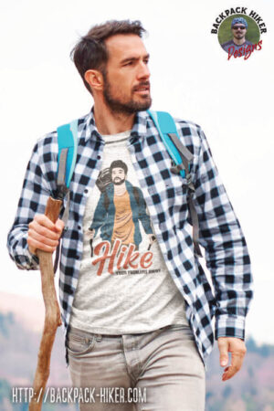 Cool hiking t-shirt - Hike your problems away