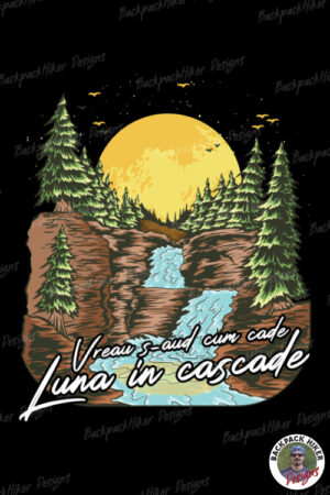 Tricou pentru montaniarzi - Luna in cascade