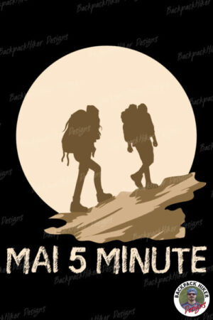 Tricou pentru montaniarzi - M5M - Mai 5 minute