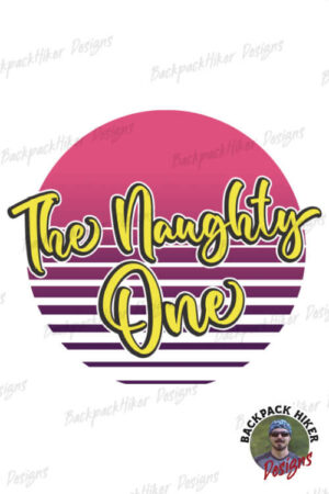 Bachelorette party t-shirt - The naughty one
