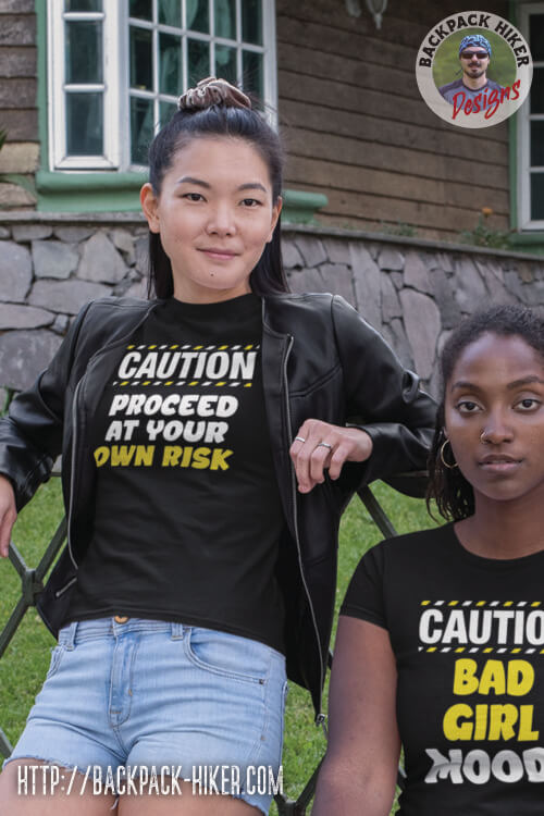 Bachelorette party t-shirt - Caution - proceed at your own risk