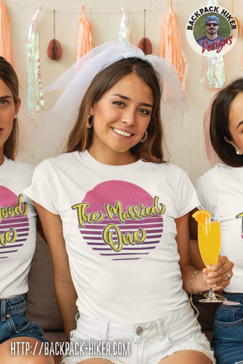 Bachelorette party t-shirt - The married one