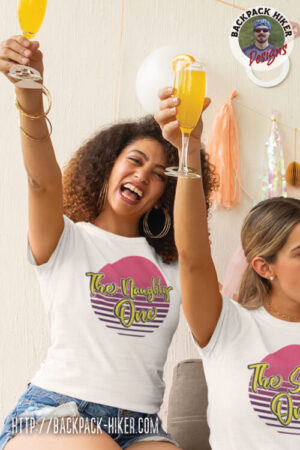 Bachelorette party t-shirt - The naughty one