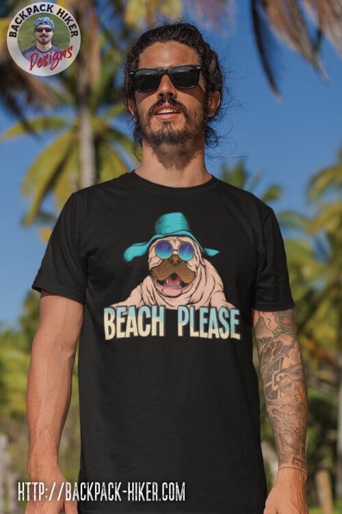 Tricou cu atitudine - Beach please