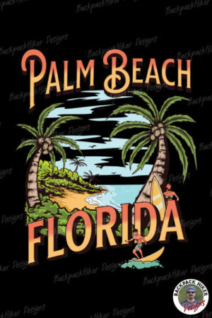 Tricou de vara - Palm Beach Florida