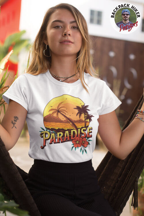 Summer vacation t-shirt - Paradise