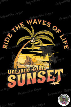 Summer vacation t-shirt - Unforgettable sunset