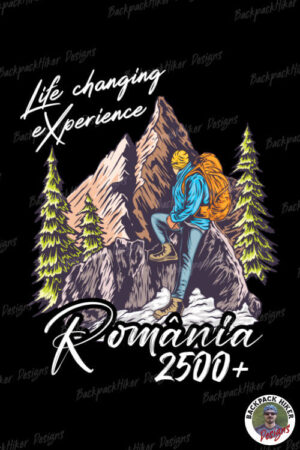 Tricou pentru montaniarzi - Life changing eXperience - Romania 2500