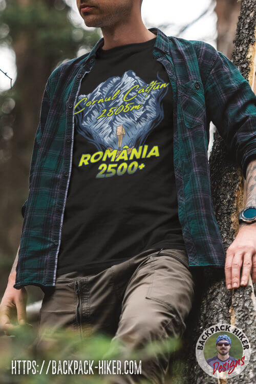 Tricou pentru montaniarzi - Cornul Călțun - Man vs mountain