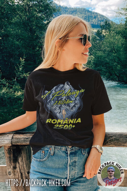 Tricou pentru montaniarzi - Peleaga - Man vs mountain