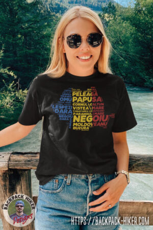 Tricou pentru montaniarzi - 13 Varfuri cucerite - Romania 2500
