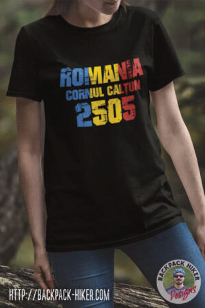 Tricou pentru montaniarzi - Cornul Călțun - Romania 2500