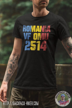 Tricou pentru montaniarzi - Omu - Romania 2500