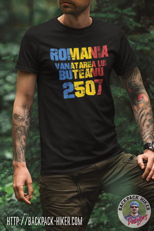 Tricou pentru montaniarzi - Vânătarea lui Buteanu - Romania 2500