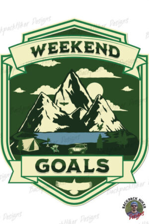 Outdoor activities t-shirt - Weekend goals