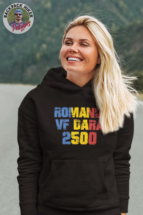 Hanorac personalizat pentru montaniarzi - Dara - Romania 2500