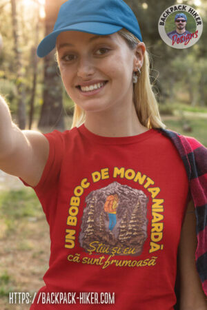 Tricou pentru montaniarde - Un boboc de montaniardă
