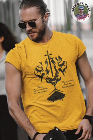 Tricou cu spirit românesc: Leu să mori
