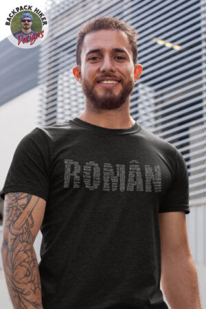 Tricou cu iz românesc: Român