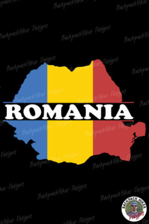 Hanorac România - hartă tricoloră
