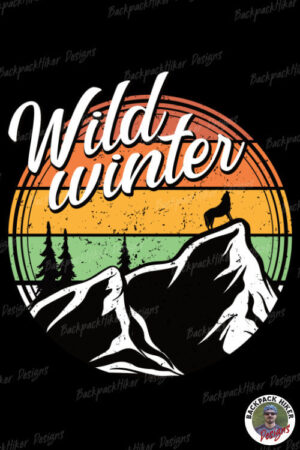 Tricou pentru montaniarzi - Wild winter