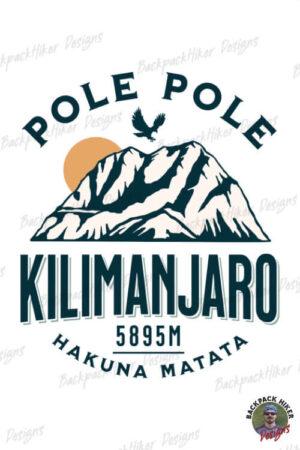 Tricou trofeu de ascensiune - Kilimanjaro - Pole pole