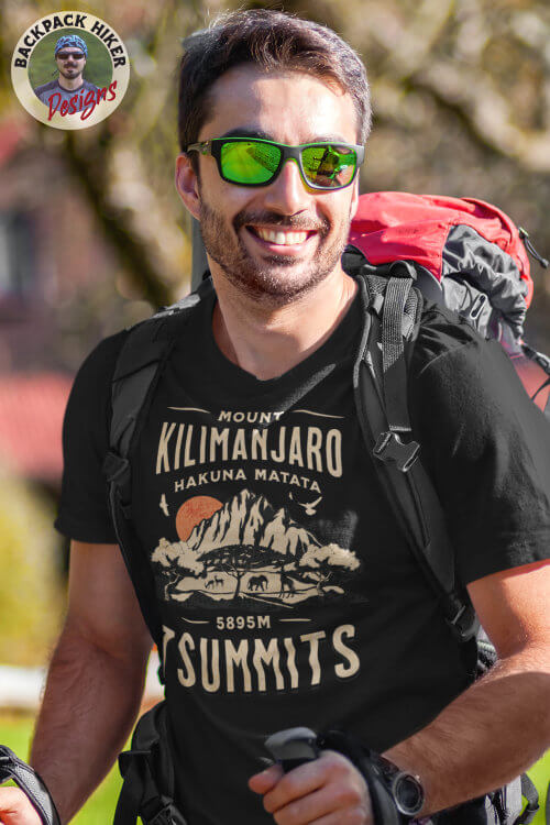 Tricou trofeu de ascensiune - Mount Kilimanjaro - 7 summits