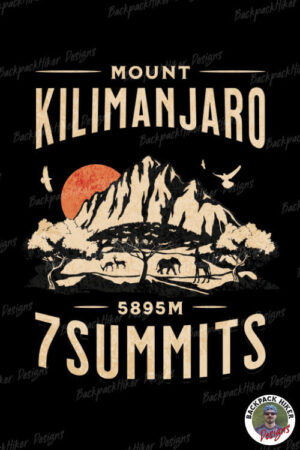 Mount Kilimanjaro - 7 summits - Hiking Kilimanjaro T-Shirt