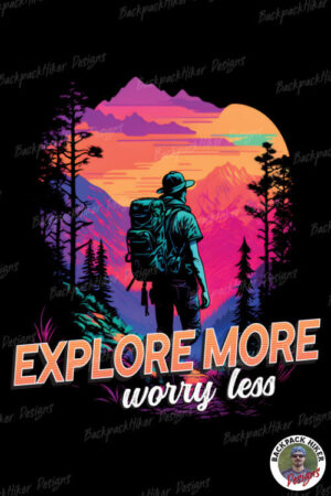 Hanorac personalizat in stil synthwave - Explore more worry less