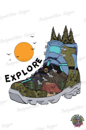 Tricou pentru aventurieri - Explorer boots