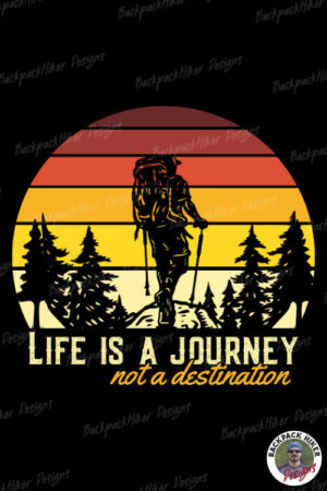 Tricou pentru montaniarzi - Life is a journey not a destination