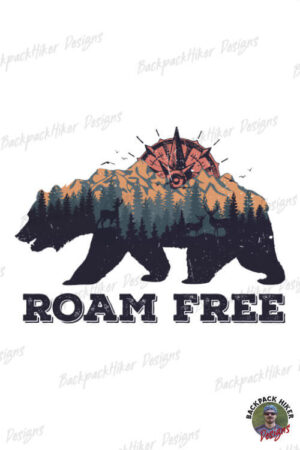 Tricou pentru aventurieri - Roam free