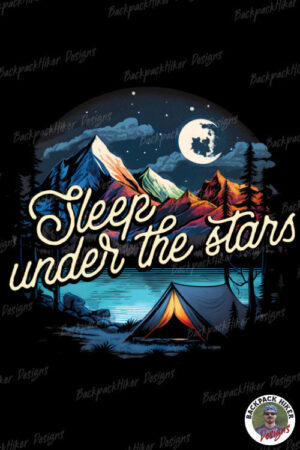 Tricou pentru camping -Sleep under the stars