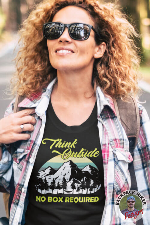 Tricou pentru montaniarzi - Think outside