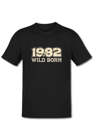 Birth year t-shirt - 1982 BC Wild born