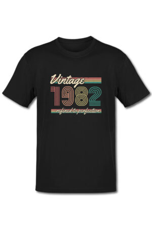 Birth year t-shirt - 1982 ST Vintage refined to perfection