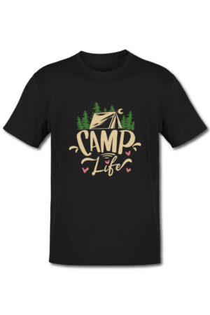 Tricou pentru montaniarzi - Camp life