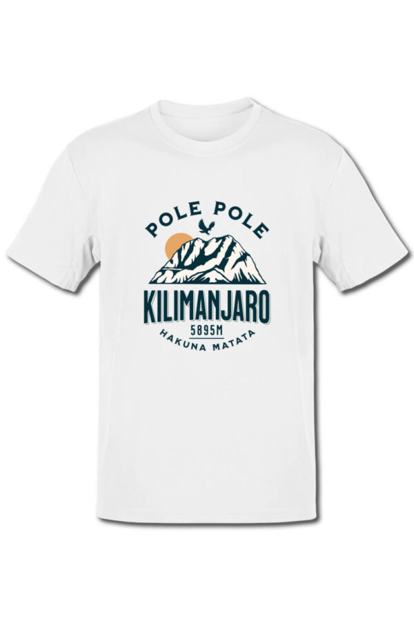 Tricou trofeu de ascensiune - Kilimanjaro - Pole pole - Hakuna matata